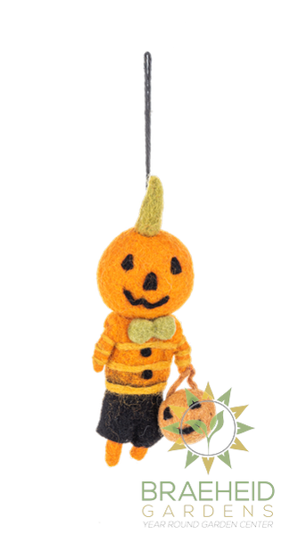 Wool Trick or Treat Ornaments