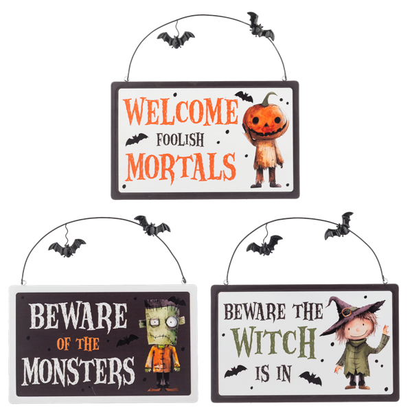 Halloween Message Door Hangers