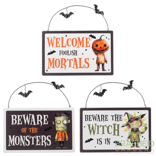 Halloween Message Door Hangers