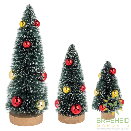 Red & Gold Ball Tree Set