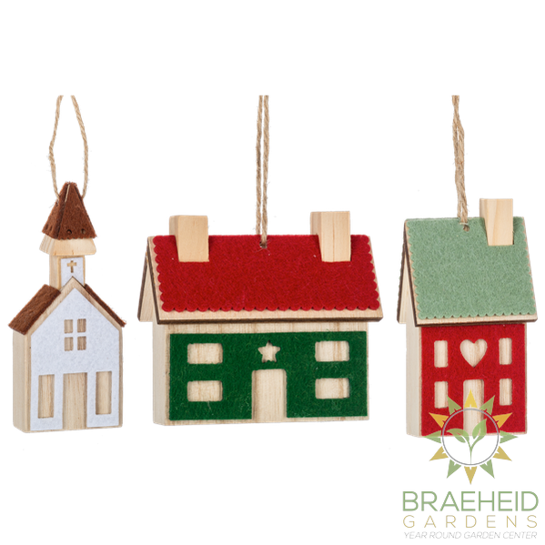 House & Church Ornaments