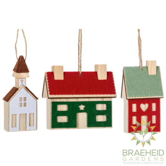 House & Church Ornaments