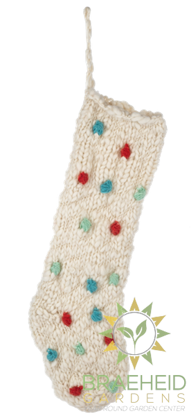 Knit Pom-Pom Stockings