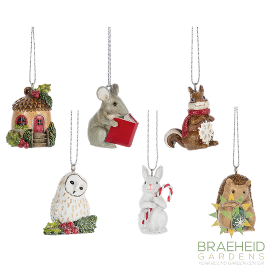 Woodland Critter Village Ornament