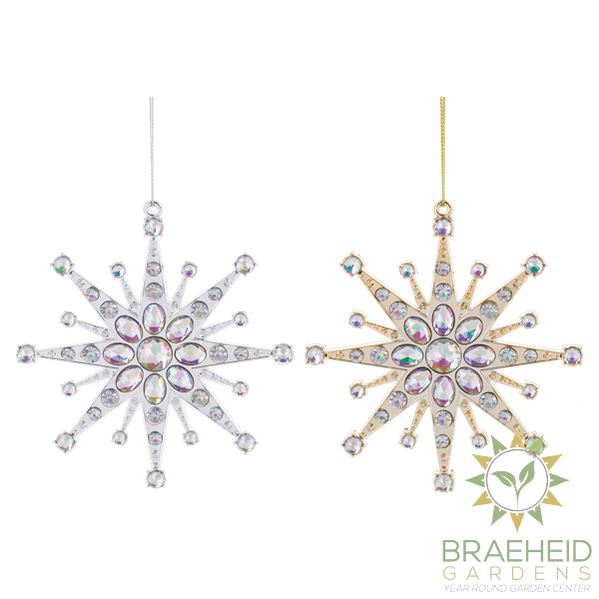 Jeweled Starburst Ornament
