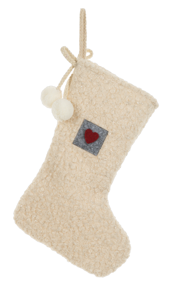 Knit Boucle Country Stocking