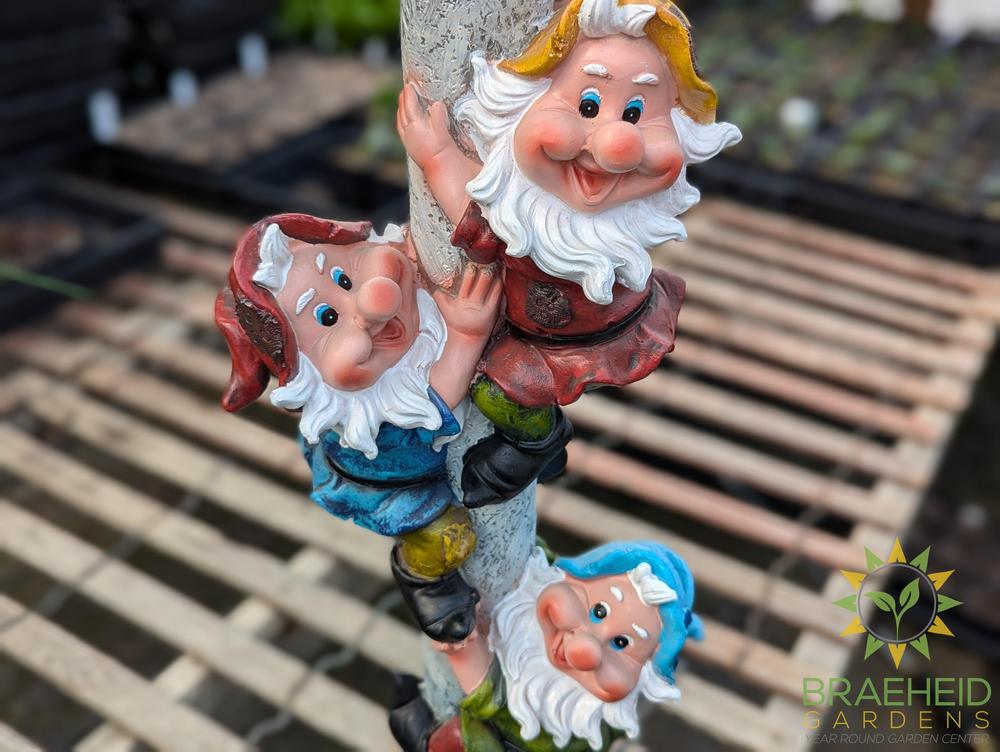 Gnomes On Lamp