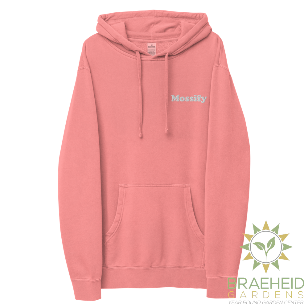 Mossify Pigment-Dyed Hoodie Unisex - Embroidered