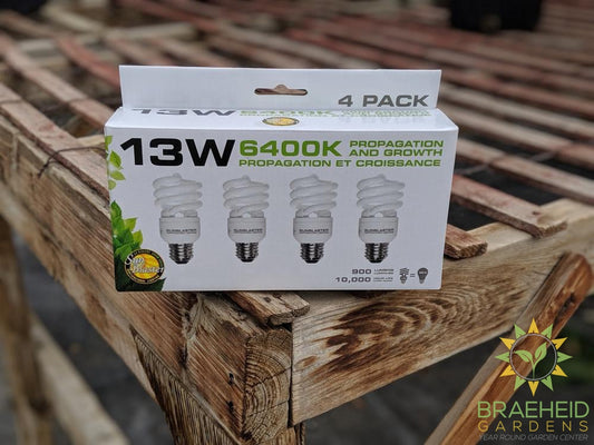 Sunblaster 13w 4 pack 6400K growlights