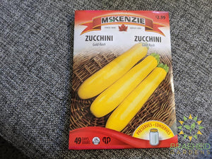 Gold Rush Zucchini McKenzie Seed