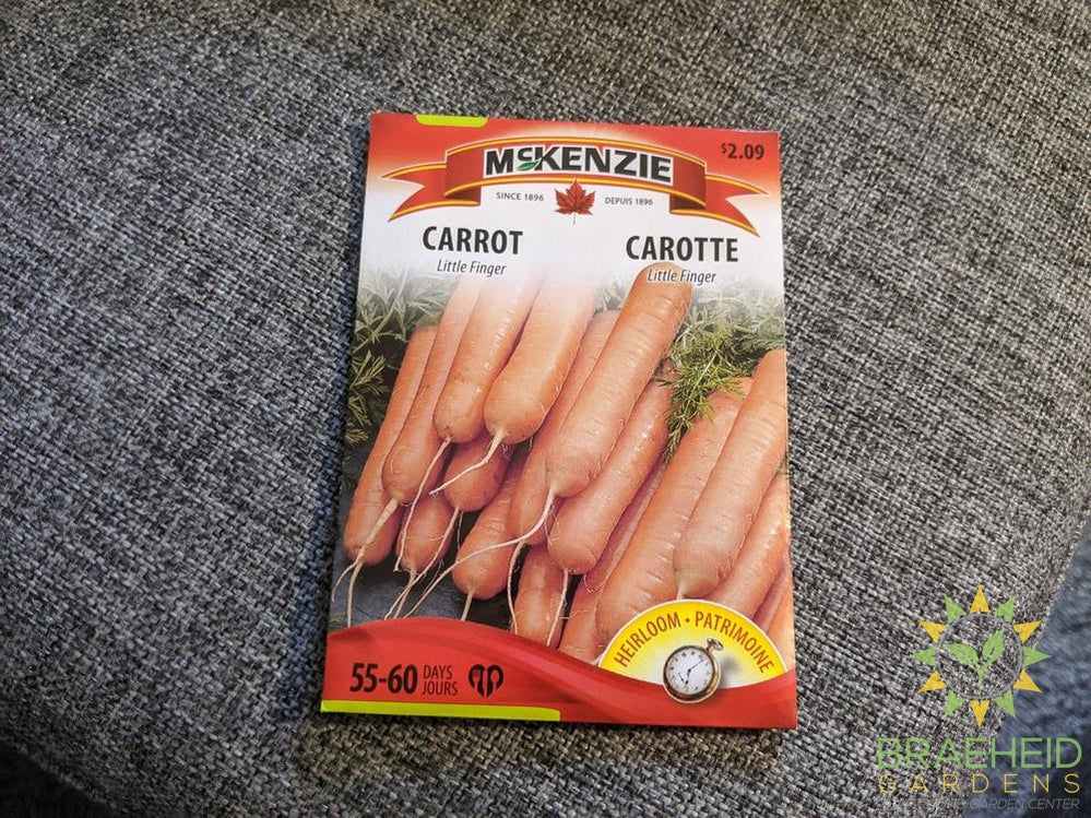 Little Finger Carrot McKenzie Seed