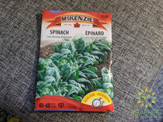 Long Standing Bloomsdale Spinach McKenzie Seed