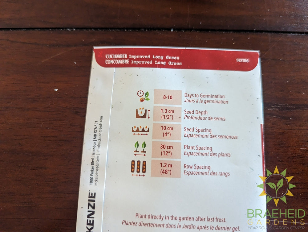 Improved Long Green Cucumber Heritage Seed