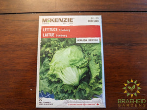 Iceberg Lettuce McKenzie Seed