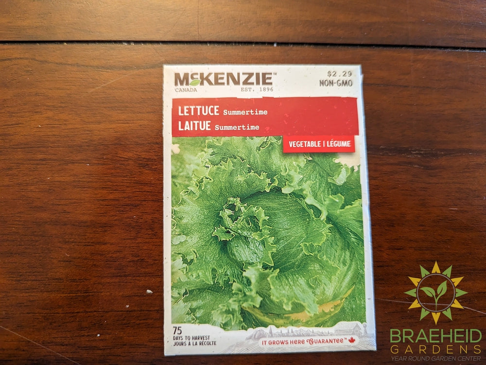 Summertime Lettuce McKenzie Seed
