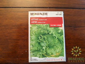 Summertime Lettuce McKenzie Seed