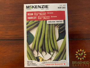 Stringless Green Pod (Bush) Bean McKenzie Seed