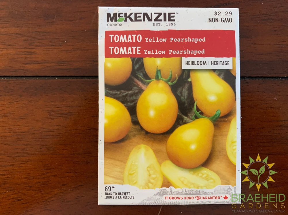 Tomato Yellow Pearshaped Mckenzie Seed